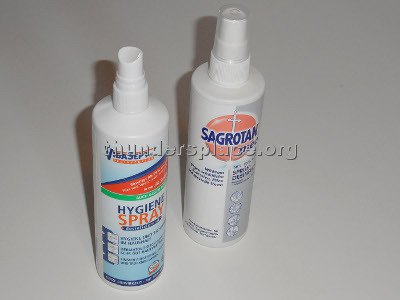 Ensure the cleanliness of your work space using hygiene spray